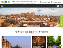 Tablet Screenshot of eraindiatours.com